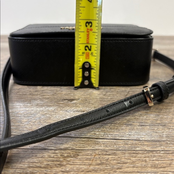 Kate Spade New York Black Saffiano Leather Top Handle Crossbody - Picture 13 of 15